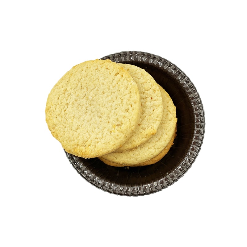 Lemon shortbread cookies
